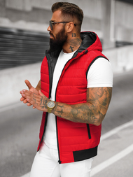 Férfi mellény Piros OZONEE JS/MY88Z