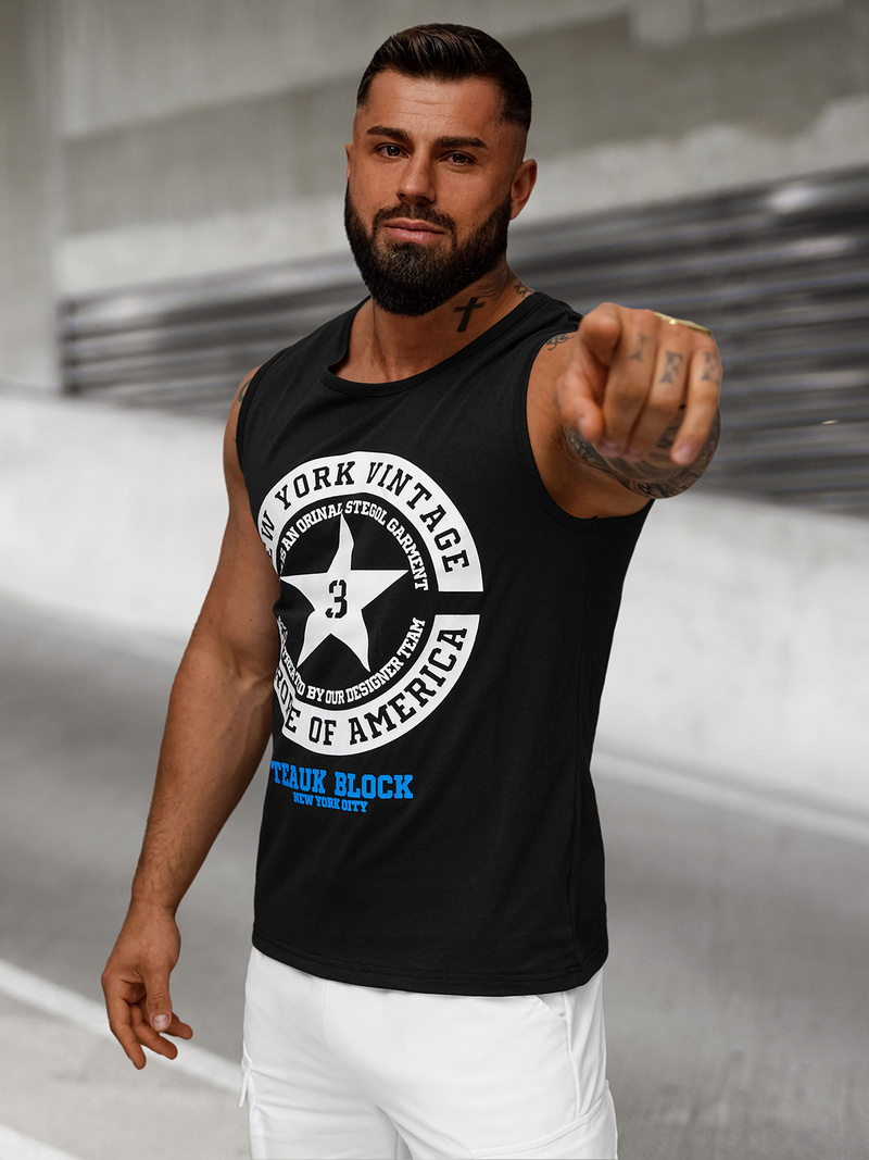 Férfi Atléta Fekete OZONEE JS/8B1721/3Z