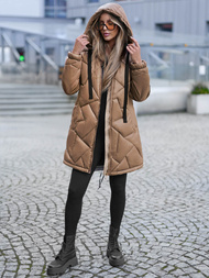 Női téli kabát camel OZONEE JS/5M3189/84Z