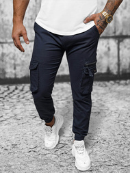Férfi nadrág chino jogger gránát OZONEE NB/MP0201BS