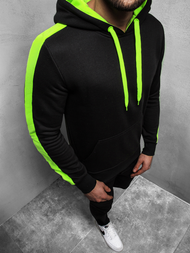 Férfi Melegítő felső Fekete-akvamarin OZONEE JS/2012Z