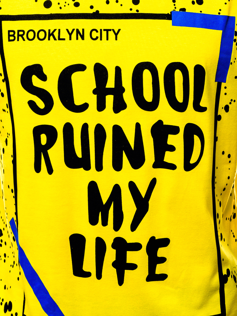 Férfi póló Sárga OZONEE JS/KS1978