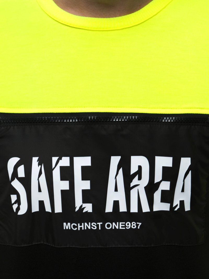 Férfi blúz Sárga neon OZONEE MACH/2121