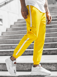 Férfi nadrág jogger Sárga OZONEE DJ/5580