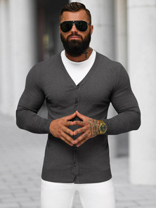 Férfi Pulóver Grafit OZONEE NB/MM6006/3Z