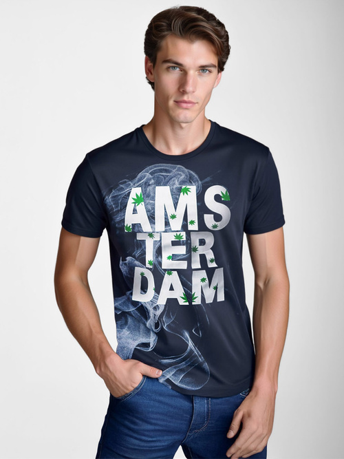 Férfi Póló Gránát OZONEE O/T128/25Z