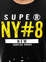 Férfi póló Fekete OZONEE JS/KS2028Z