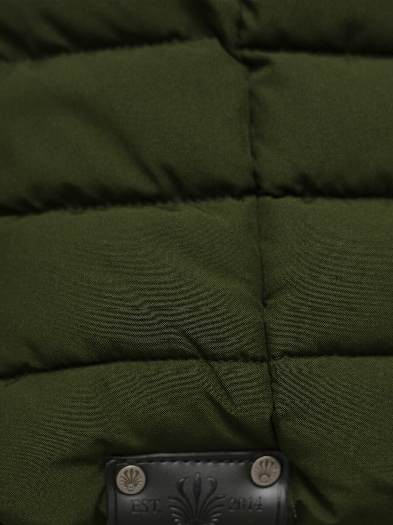 Női téli kabát khaki OZONEE O/W377