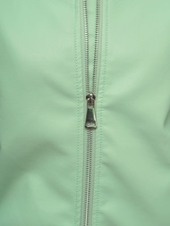 Női Bőrdzseki Mentol OZONEE O/G116Z