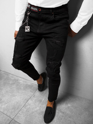 Férfi farmer nadrág Fekete OZONEE DR/TF087Z