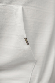 Férfi kapucnis felső ecru OZONEE O/TB2272