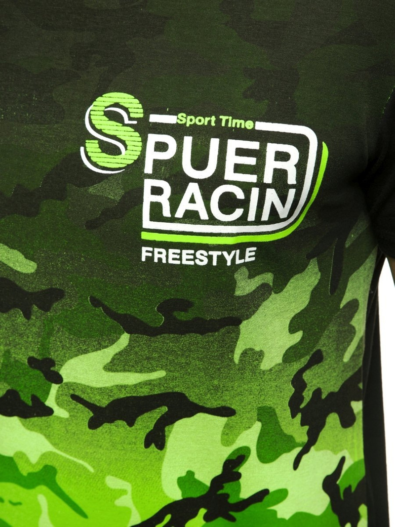 Férfi póló Zöld OZONEE JS/SS10985Z