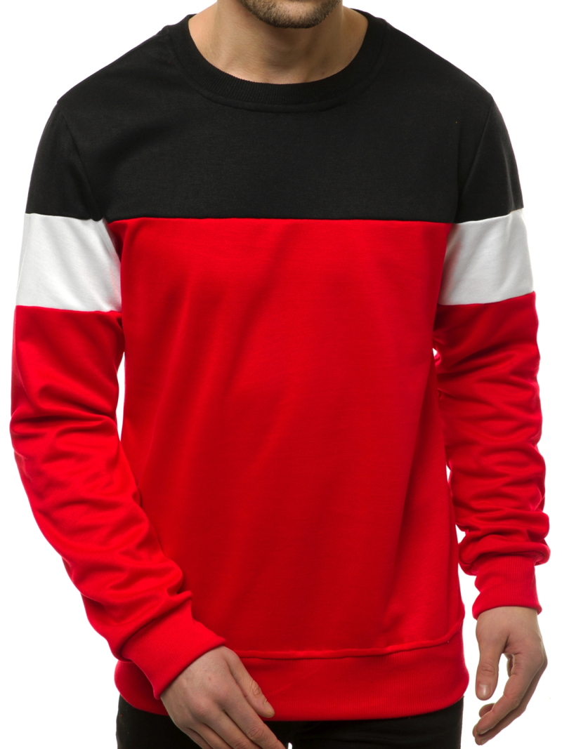 Férfi blúz Piros OZONEE JS/JZ11053