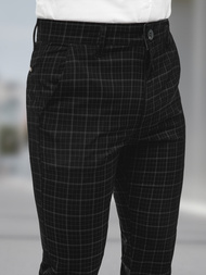 Férfi chino nadrág Fekete OZONEE DJ/5515