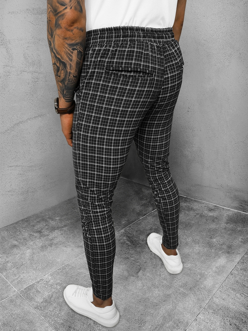 Férfi Chino Nadrág Fekete OZONEE DJ/2292/22