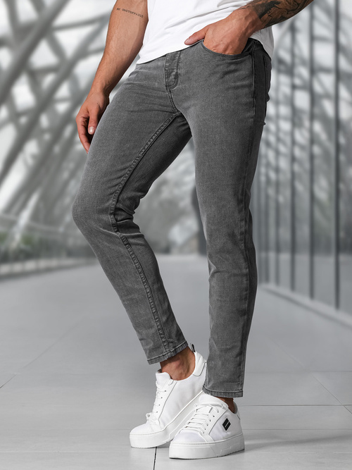 Férfi farmer nadrág grafit OZONEE NB/MP0192GSZ