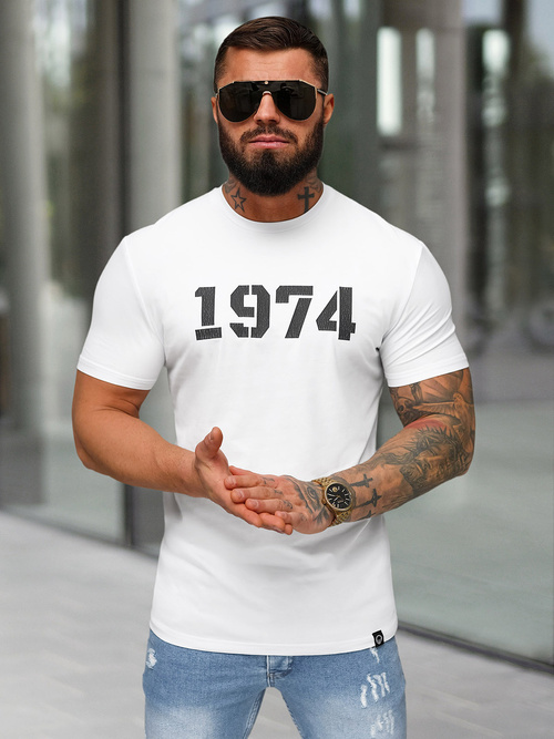 Férfi Póló Fehér OZONEE NB/MT3130