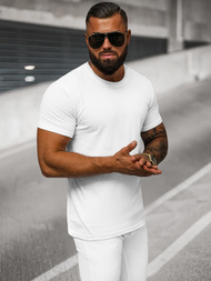 Férfi Póló Fehér OZONEE O/T1277/1