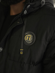 Férfi kabát fekete OZONEE JS/57M7503/392Z