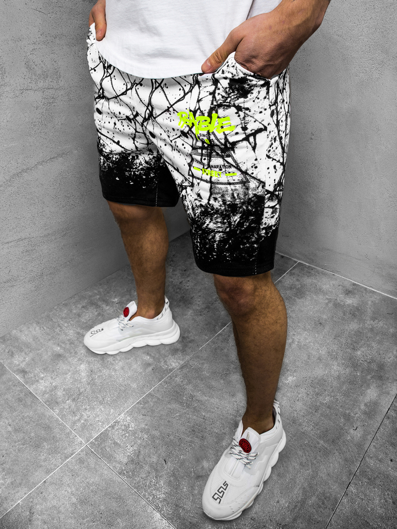 Férfi rövidnadrág Fehér JS/KK300162Z