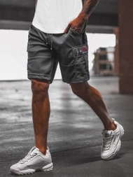 Férfi Rövidnadrág Grafit OZONEE O/WW20016/3