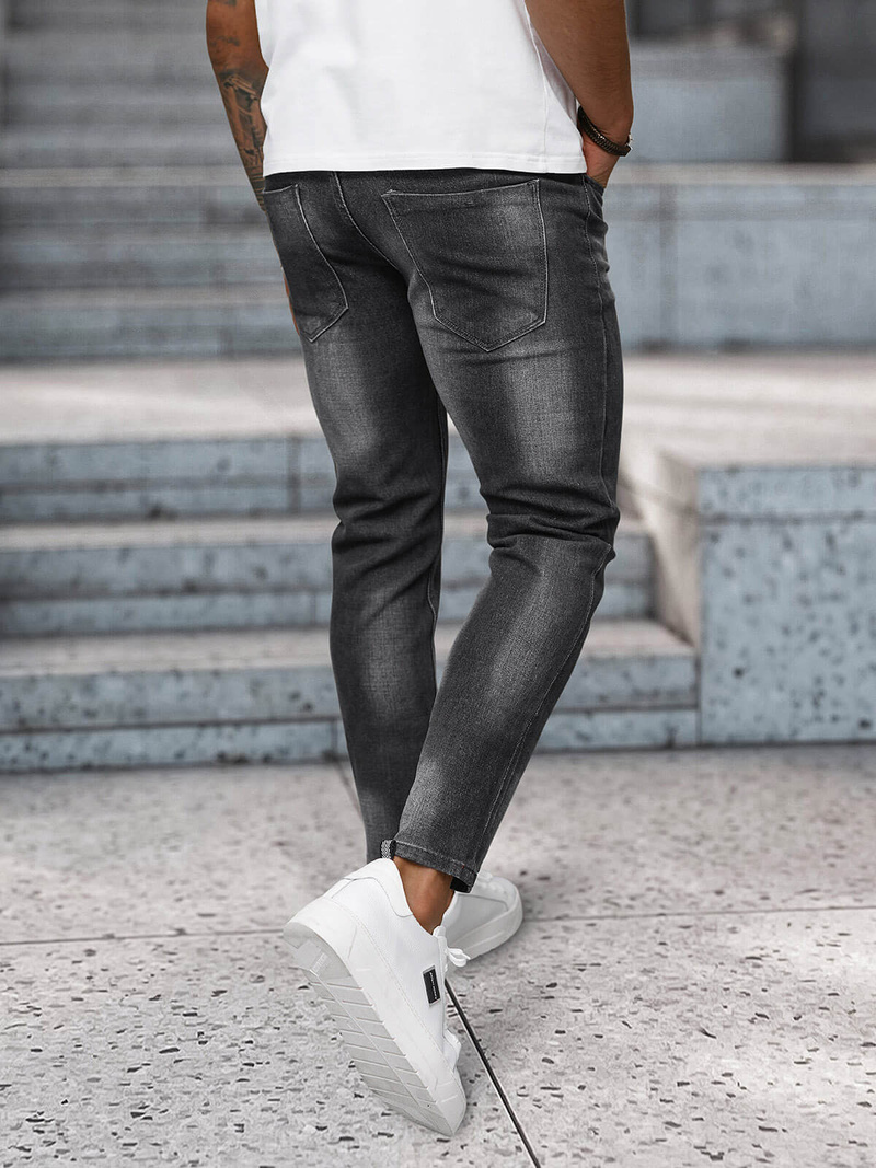 Férfi farmer nadrág grafit OZONEE NB/MP0199GS