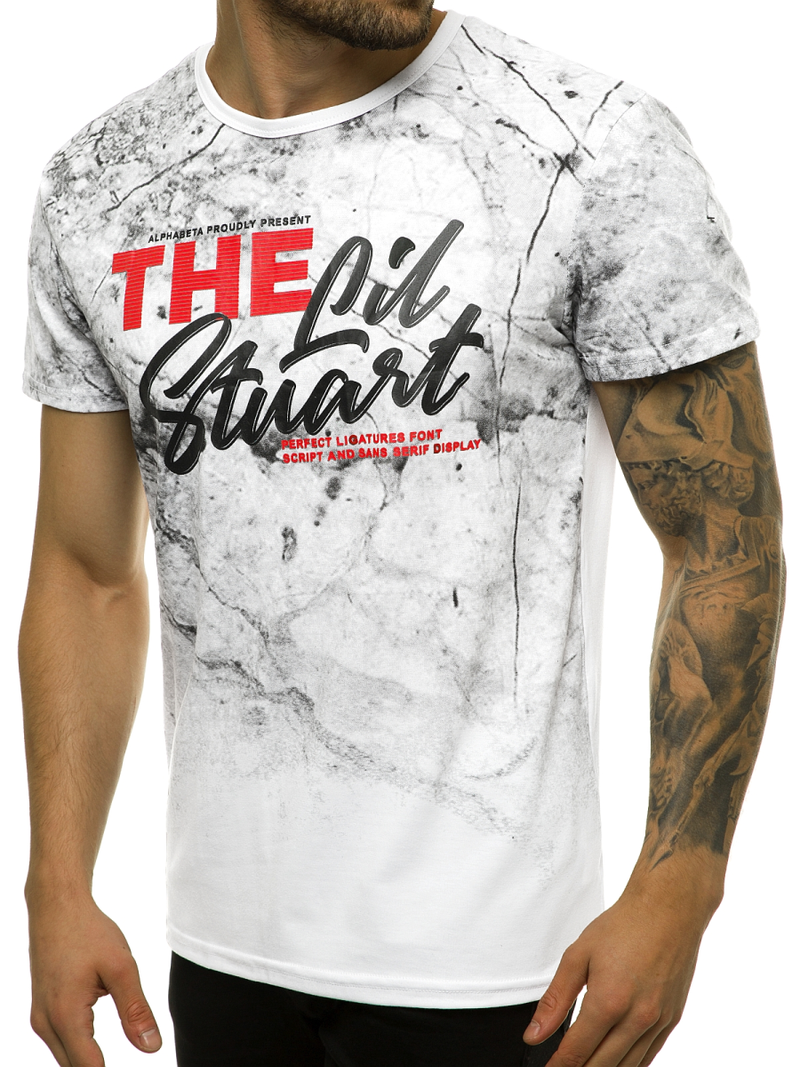 Férfi póló Fehér OZONEE JS/SS10923