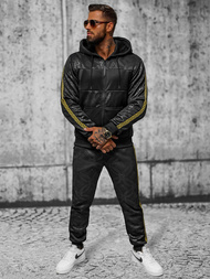 Férfi Szabadidő Együttes Fekete OZONEE JS/3C555