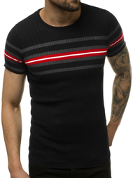 Férfi blúz Fekete OZONEE L/2296