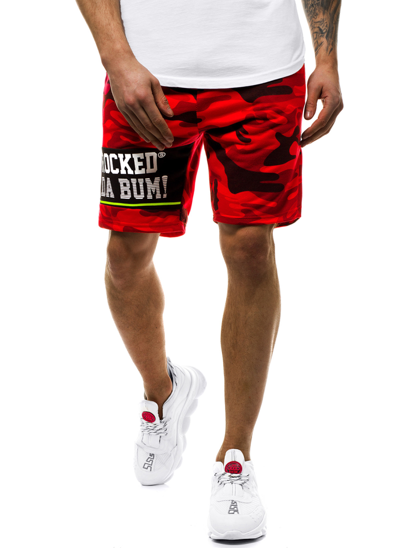 Férfi rövidnadrág Piros JS/KK300161