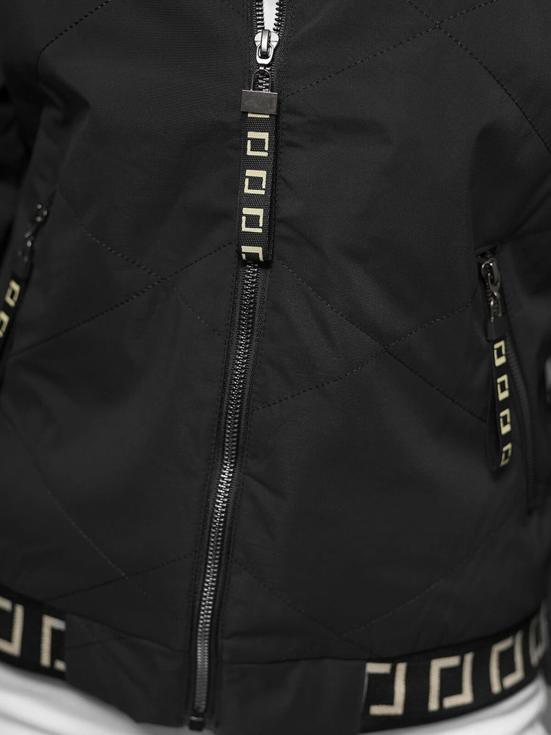 Női kabát fekete OZONEE JS/5M3161/392