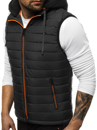 Férfi mellény Fekete OZONEE N/6102