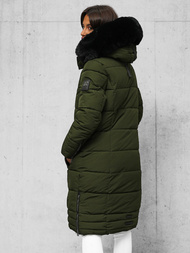 Női téli kabát khaki OZONEE O/W377