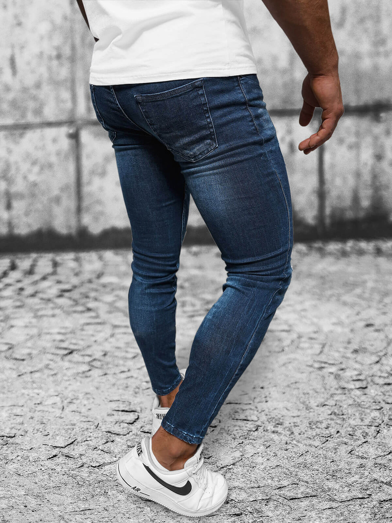 Férfi farmer nadrág sötét-kék OZONEE NB/MP0015BS