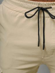 Férfi Chino Nadrág Bézs OZONEE O/1404SP