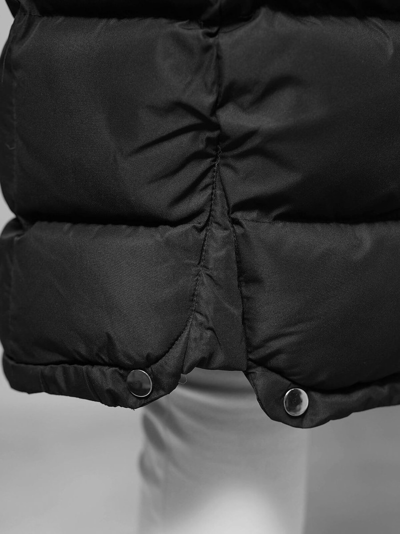 Női téli kabát fekete OZONEE JS/M736/392