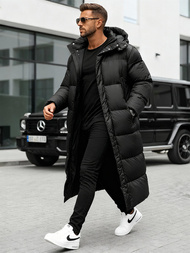 Férfi téli kabát fekete OZONEE O/M3202Z