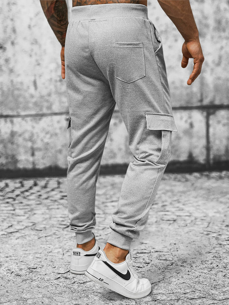 Férfi melegítő nadrág szürke OZONEE JS/8K1130/2