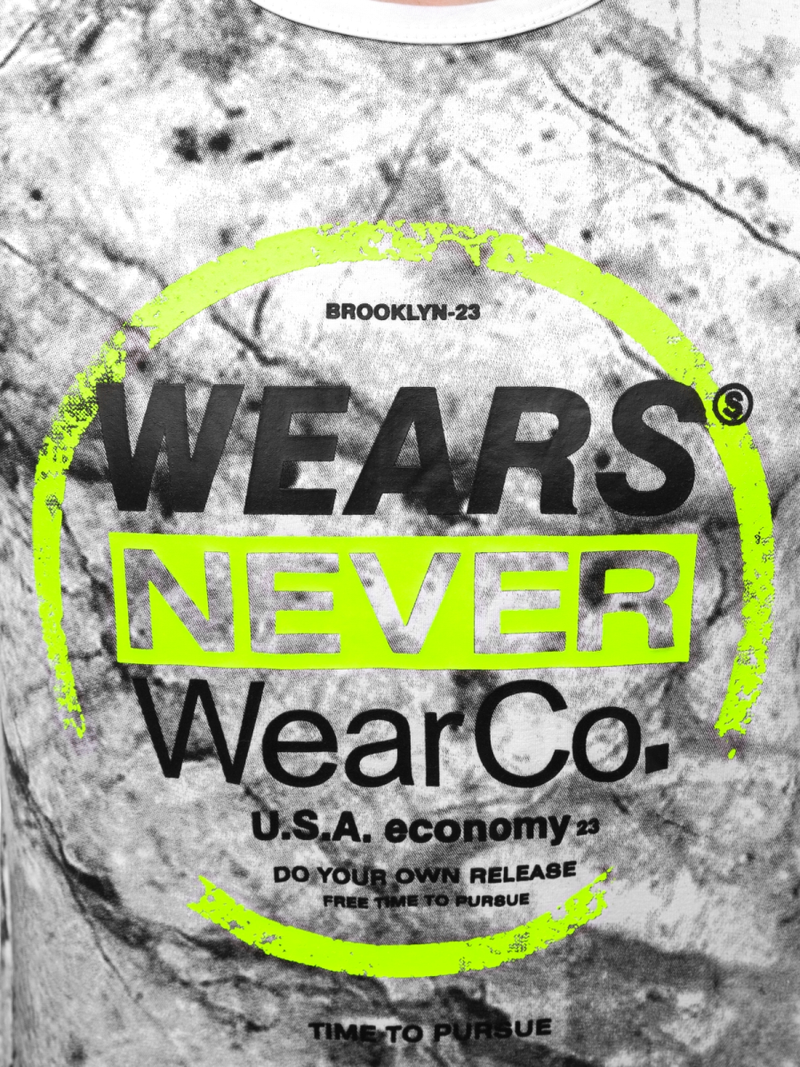 Férfi póló Fehér OZONEE JS/SS10925Z