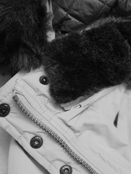 Női téli kabát szürke OZONEE O/W377