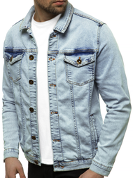 Férfi farmer dzseki világos-kék OZONEE BN/6080