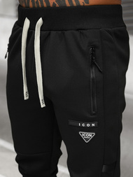 Férfi melegítő együttes fekete OZONEE O/LN11760