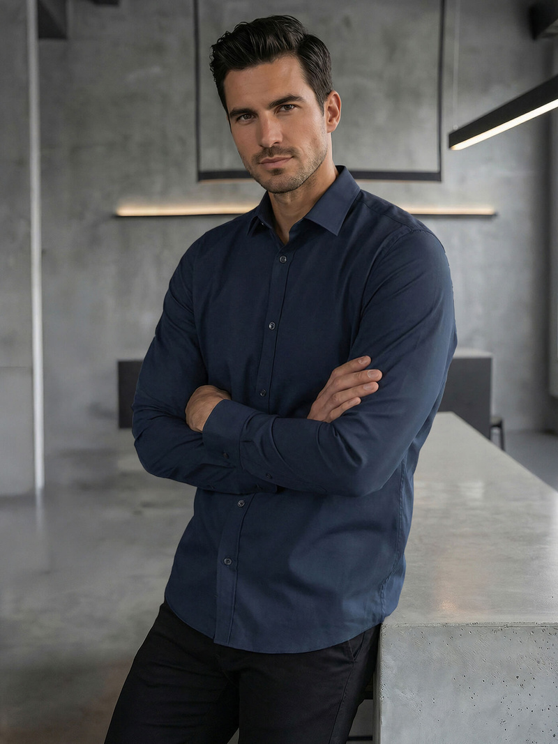 Férfi Ing Gránát OZONEE V/V188Z