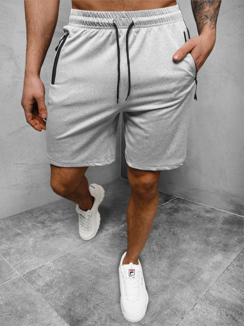 Férfi rövidnadrág szürke OZONEE JS/68061