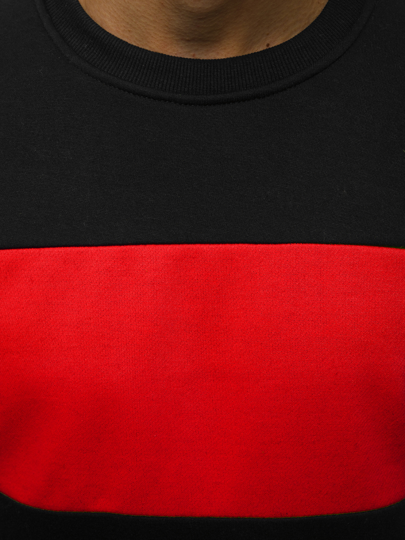 Férfi Melegítő felső Fekete-Piros OZONEE JS/2010Z