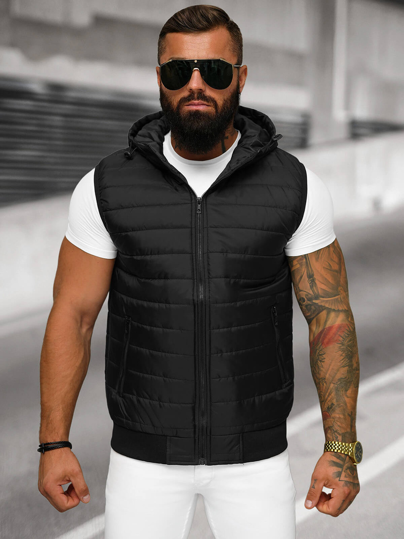 Férfi Mellény Fekete OZONEE JS/MY88Z