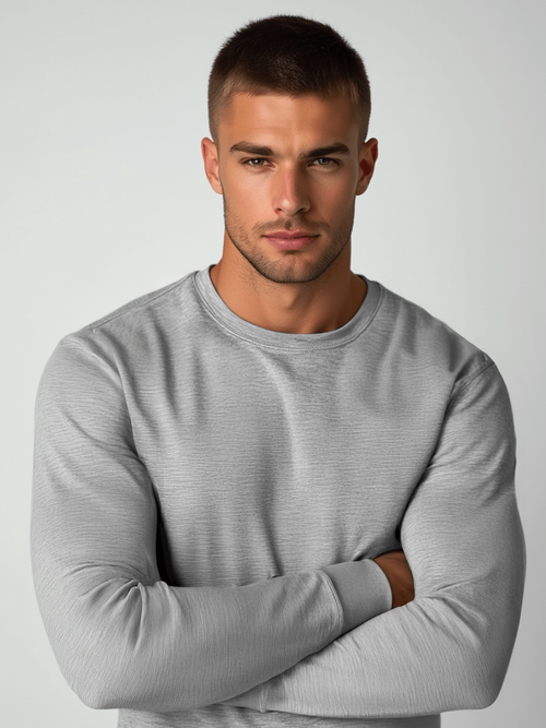 Férfi Melegítő Felső Szürke OZONEE JS/2001-10Z