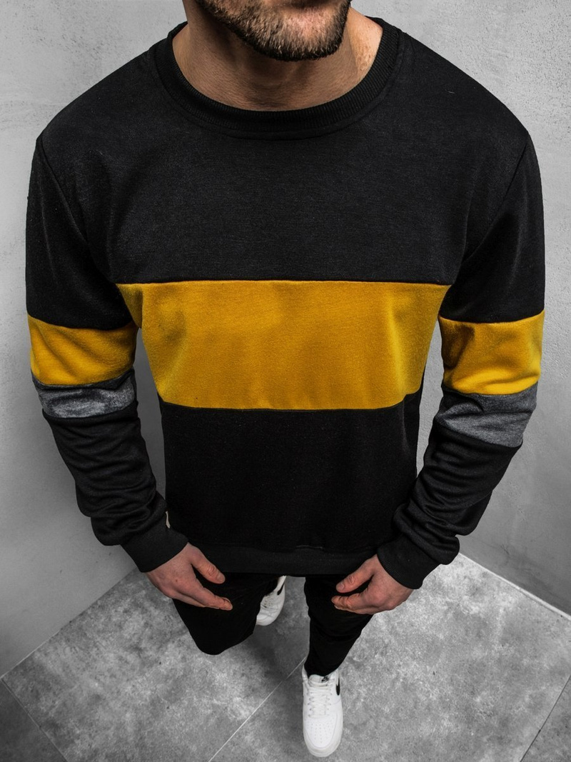 Férfi Melegítő felső Fekete OZONEE JS/JZ11039Z