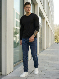 Férfi farmer nadrág sötét-kék OZONEE DO/4048/2Z