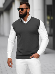 Férfi Pulóver Grafit OZONEE NB/MM6005/3Z